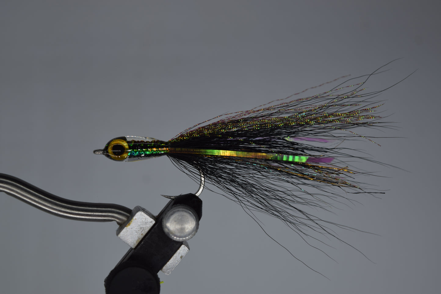 Black With Iridescent