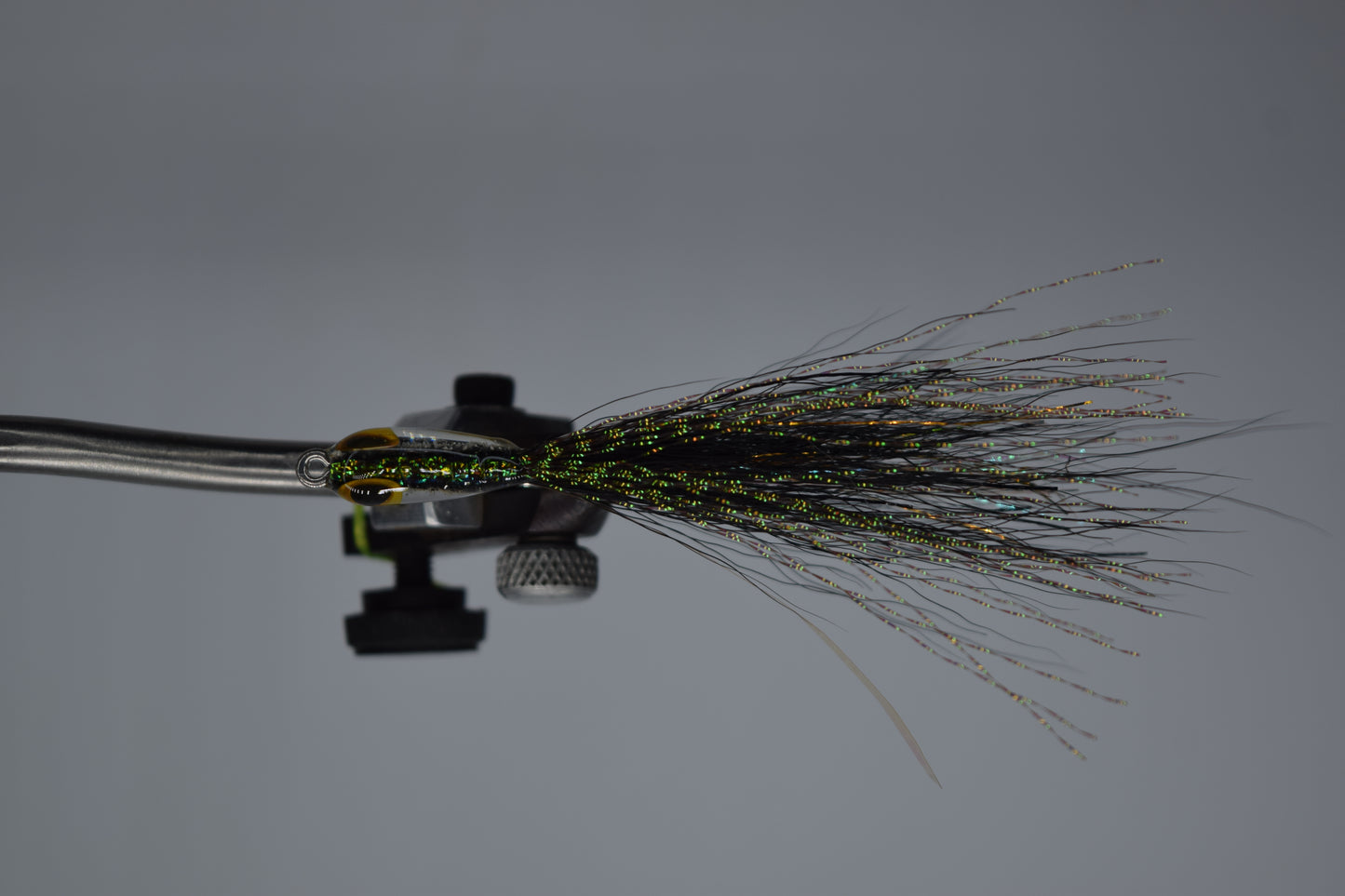 Black With Iridescent